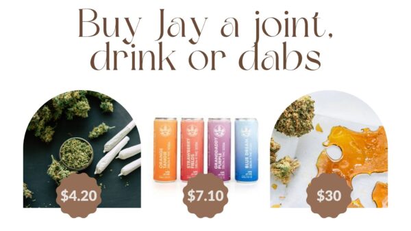 Buy Jay a joint, drink or dabs